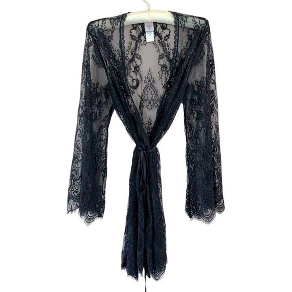 In Bloom Other - In Bloom by Jonquil Black Lace Robe
